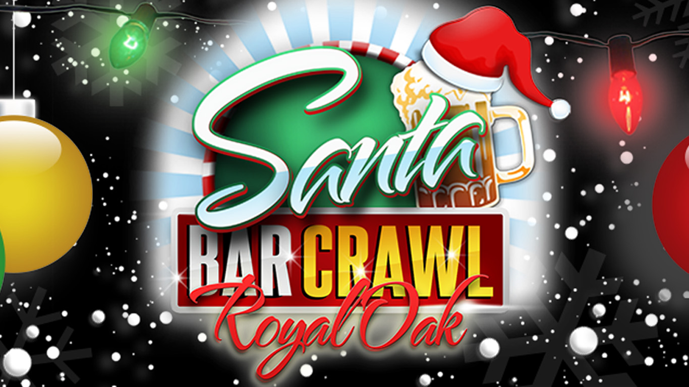 Santacon Royal Oak Bar Crawl Santathemed Bar Crawl Detroit